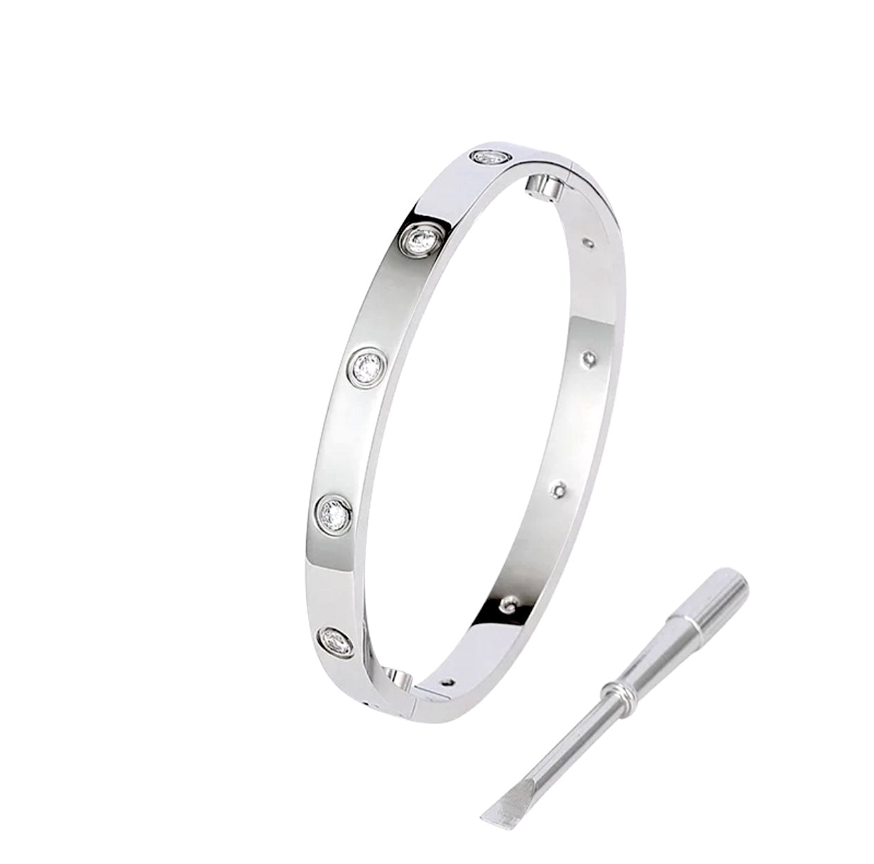 All Stone Screw Bracelet