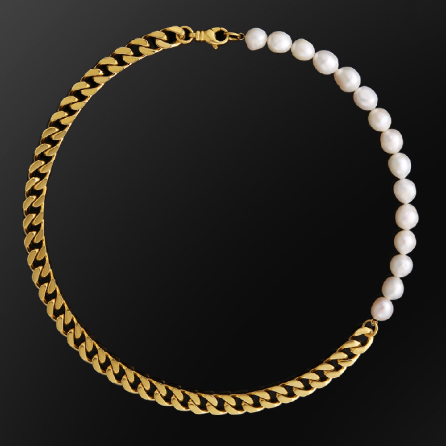 Pearl & Link Necklace