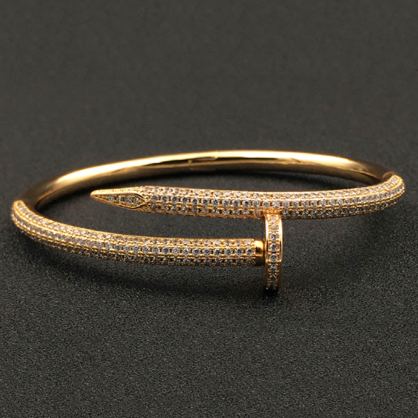 Cluster Stone Nail Head Bracelet