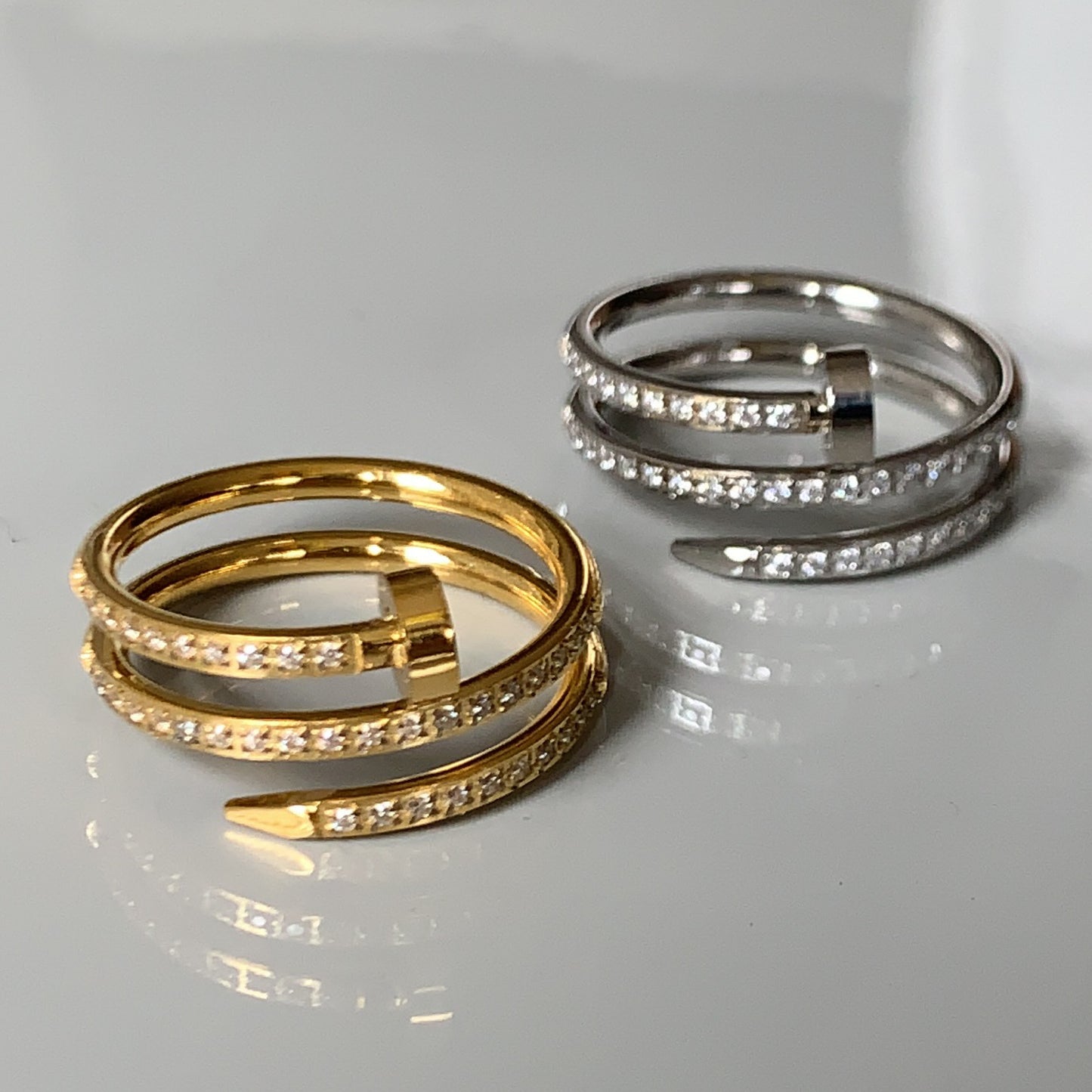 Nail Head Wrap Ring
