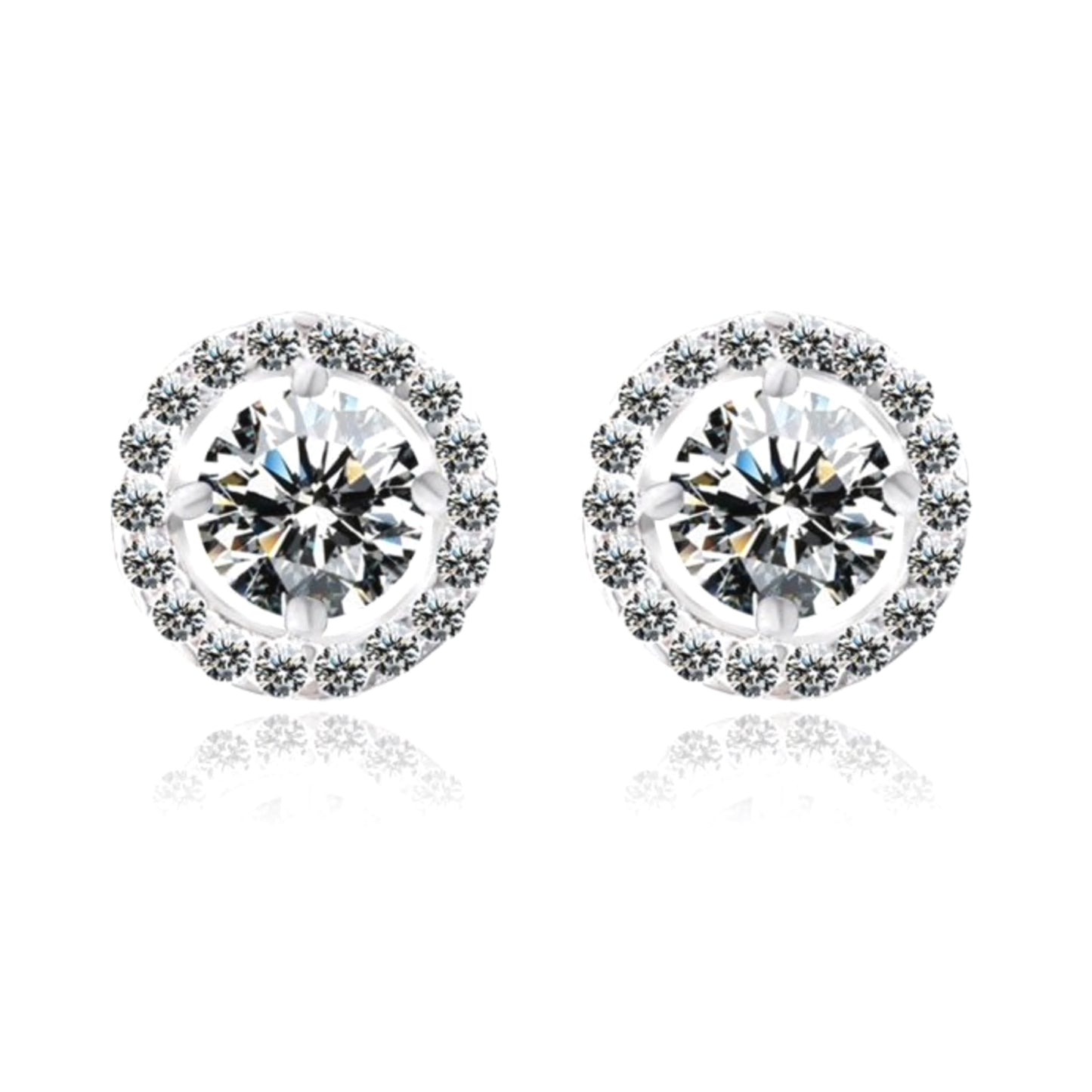 Halo Stud Earrings