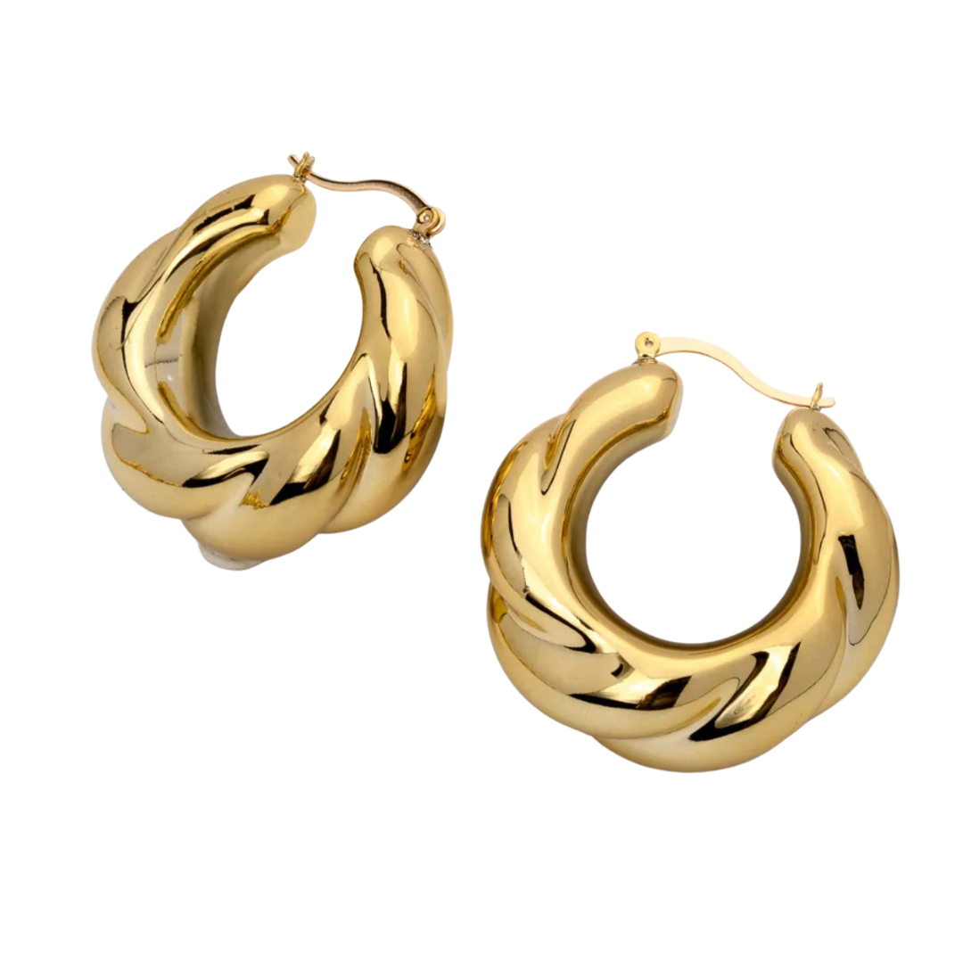 Bold & Twisted Hoops