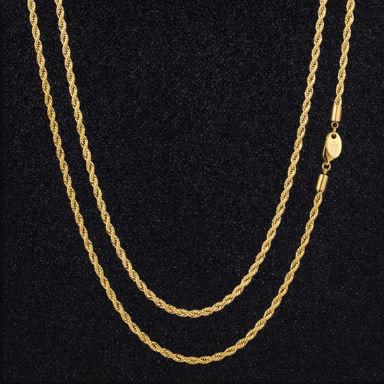 Load image into Gallery viewer, Thin Rope Chain Necklace
