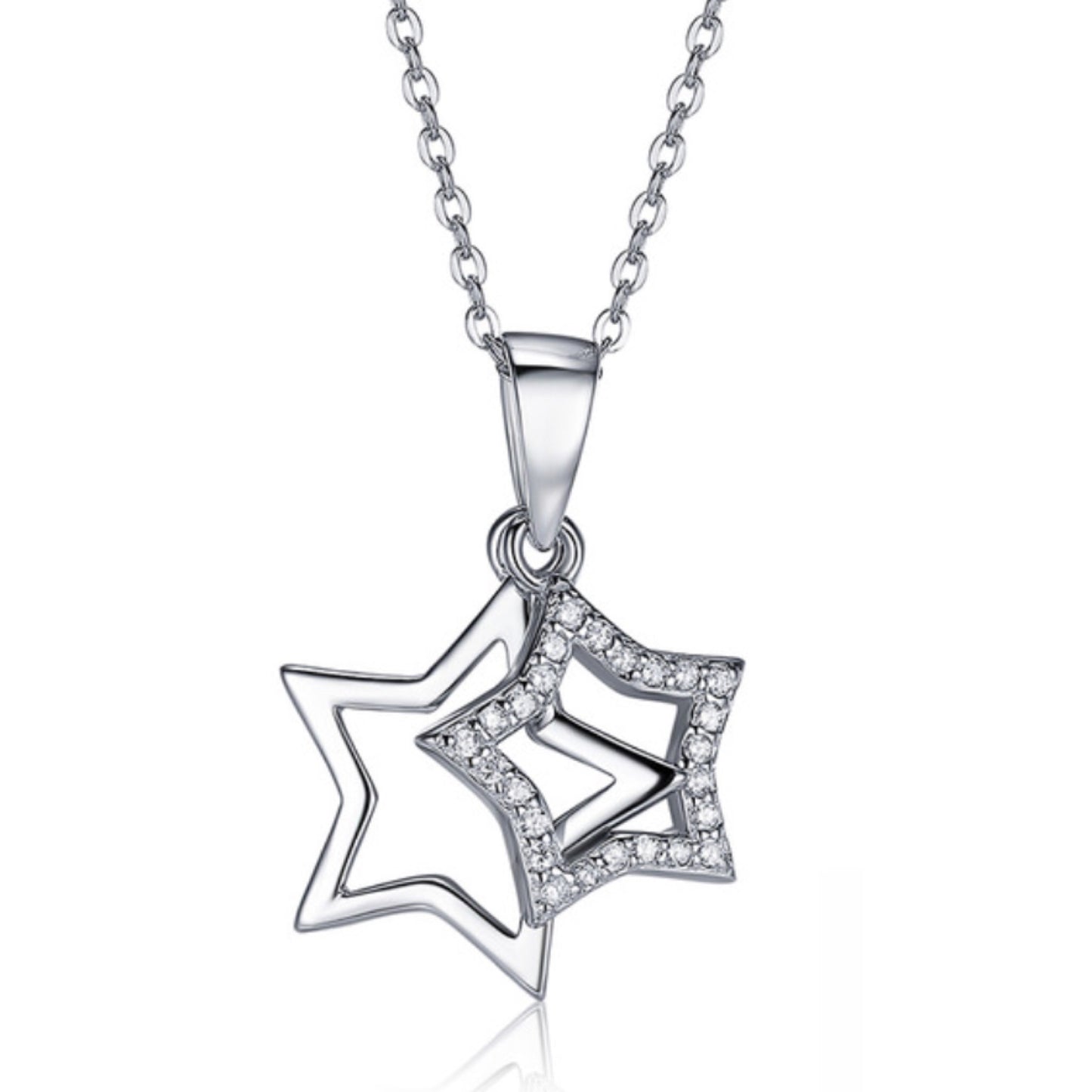 Sterling Stars Necklace