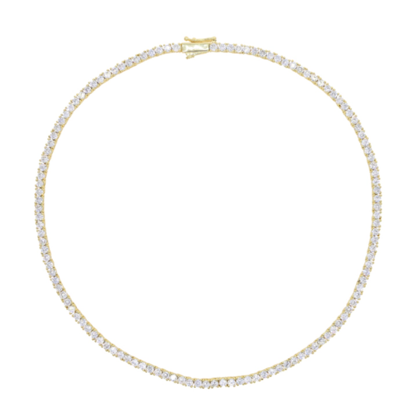 Load image into Gallery viewer, Thin Tennis Necklace
