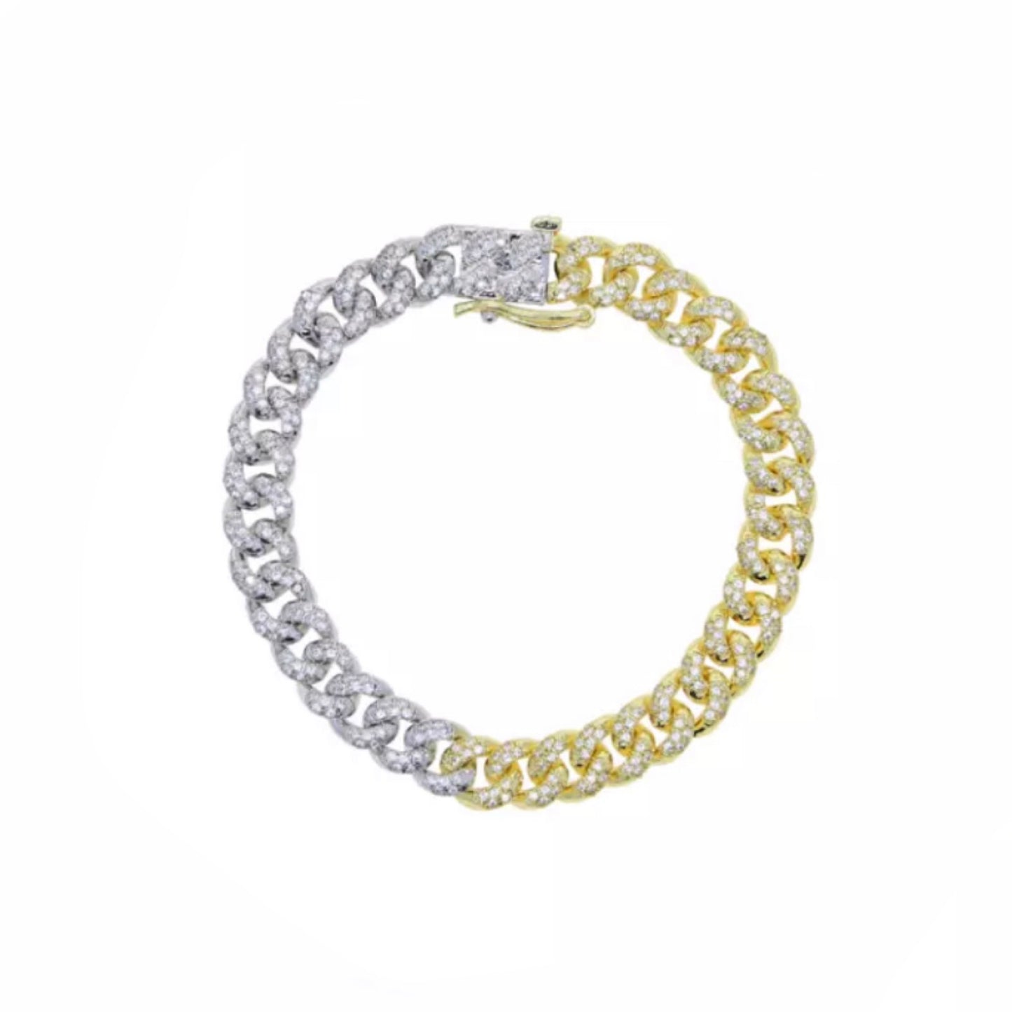 Two Tone Link Bracelet