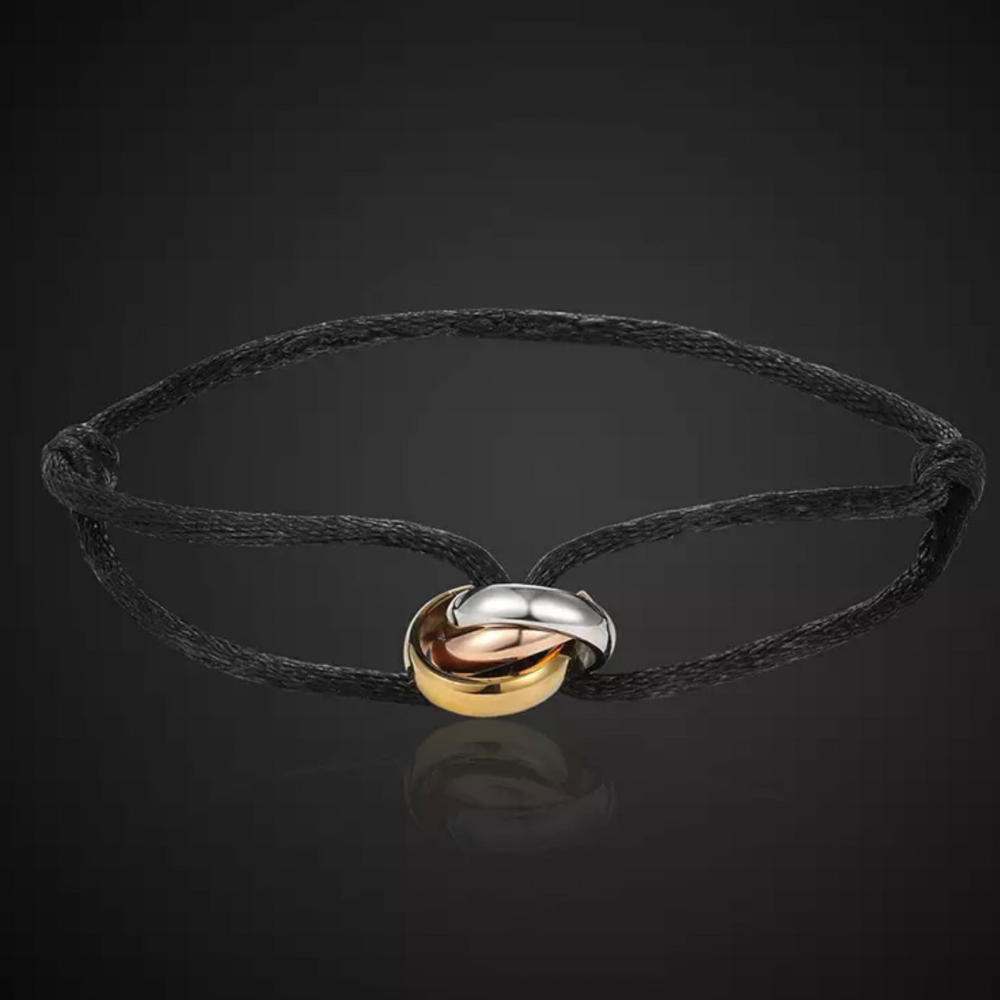 Three Ring Cord Bracelet