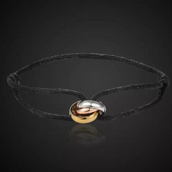 Three Ring Cord Bracelet
