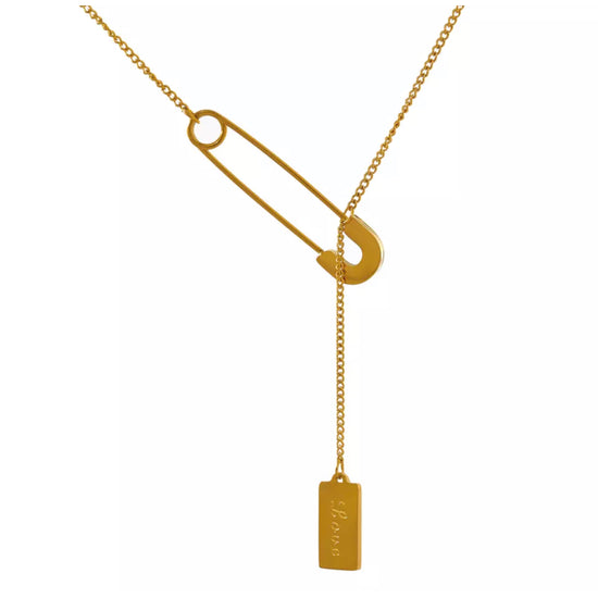 Load image into Gallery viewer, Safety Pin Necklace
