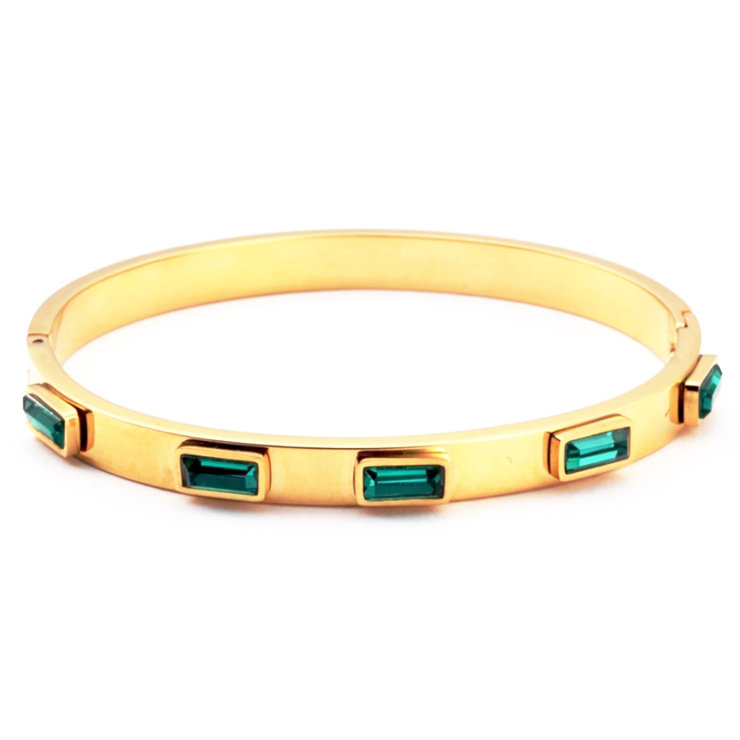 Load image into Gallery viewer, Box Stone Bangle
