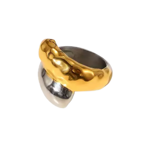 Bold Contrast Wrap Ring